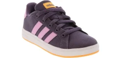 Athletic & Sneakers|Casual|ADIDAS Grand Court 2 K Youth Girls’ (1-6) Athletic Shoe Purple