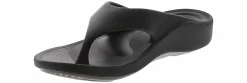 Flip Flops|AETREX Maui Orthotic Flips Men’s Sandal Black