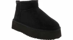 Short Boots & Booties|Wide-Width Boots|APRES Akari Women's Wide-Width Platform Boot Black