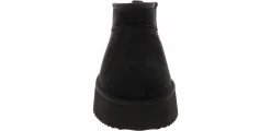 Short Boots & Booties|Wide-Width Boots|APRES Akari Women's Wide-Width Platform Boot Black