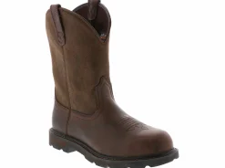 Safety Toe Boots|Slip Resistant|ARIAT Groundbreaker Men's Safety Toe Boot Brown