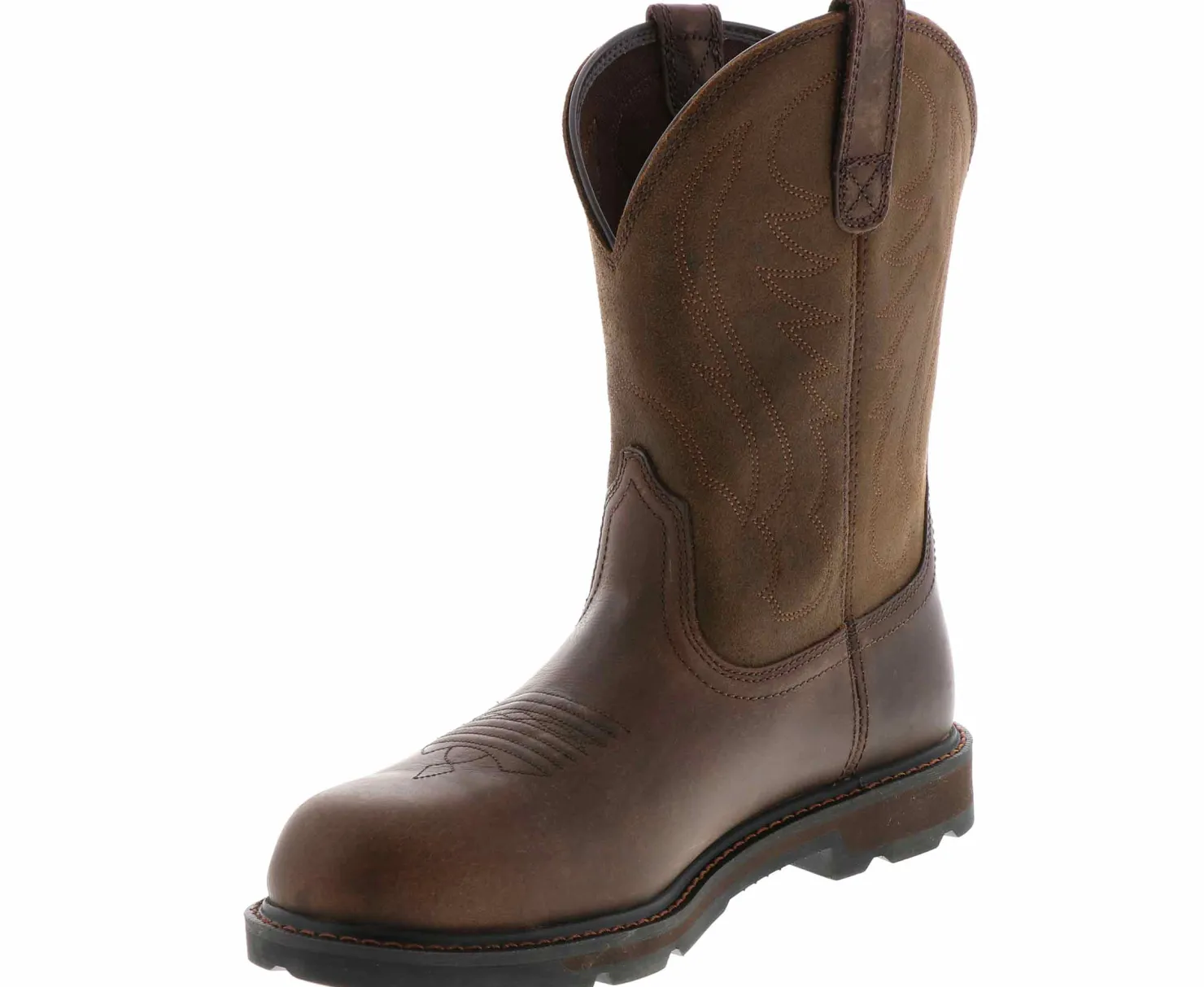 Safety Toe Boots|Slip Resistant|ARIAT Groundbreaker Men's Safety Toe Boot Brown