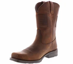 Western Boots|ARIAT Rambler Patriot Men's Western Boot Brown