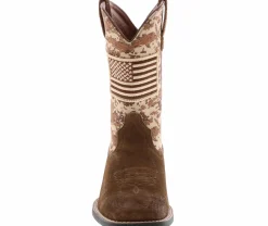 Western Boots|ARIAT Sport Patriot Men's Wide-Width Western Boot Brown