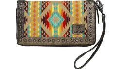 Bags|ARIAT SW Western Clutch Brown