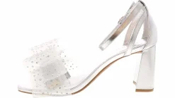 Heeled Sandals|Special Occasion|BAMBOO Everlasting Women's Fashion Heel Silver