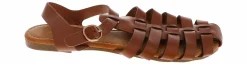 Comfort Sandals|Flat Sandals|BAMBOO Martina Women’s Fashion Sandal Brown