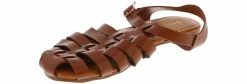 Comfort Sandals|Flat Sandals|BAMBOO Martina Women’s Fashion Sandal Brown