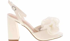 Heeled Sandals|Special Occasion|BAMBOO Nider Women's Fashion Heel White