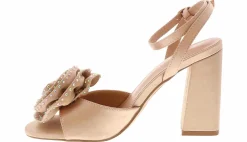 Heeled Sandals|Special Occasion|BAMBOO Nider Women's Fashion Heel Beige