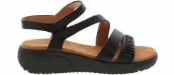 Comfort Sandals|Wedge & Platform Sandals|BARETRAPS Soren Women's Wedge Sandal Black