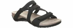 Wedge & Platform Sandals|BEARPAW Acacia Women's Wedge Sandal Black