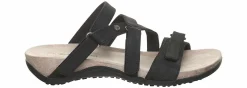 Wedge & Platform Sandals|BEARPAW Acacia Women's Wedge Sandal Black