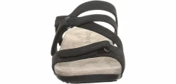 Wedge & Platform Sandals|BEARPAW Acacia Women's Wedge Sandal Black