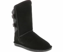Wide-Width Boots|Tall Boots|BEARPAW Boshie Women's Wide Width Boot Black