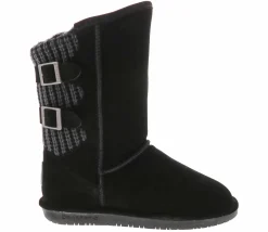 Wide-Width Boots|Tall Boots|BEARPAW Boshie Women's Wide Width Boot Black