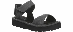 Comfort Sandals|Wedge & Platform Sandals|BEARPAW Crest Women’s Flatform Sandal Black