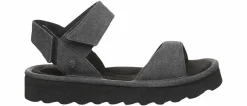 Comfort Sandals|Wedge & Platform Sandals|BEARPAW Crest Women’s Flatform Sandal Black