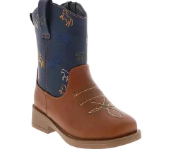 Boots|BEARPAW Embroidered Horse Toddler Boys' (5-10) Western Boot Brown