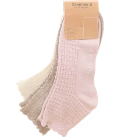 Socks|BEARPAW 3-Pack Super Soft Women's Anklet Socks Multicolor