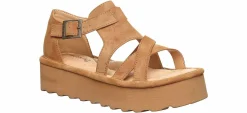Comfort Sandals|Flat Sandals|BEARPAW Pinnacle Women’s Platform Sandal Brown