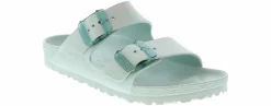 Comfort Sandals|Flat Sandals|BIRKENSTOCK Arizona Stealth Surf Women’s Footbed Sandal Green