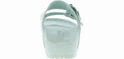 Comfort Sandals|Flat Sandals|BIRKENSTOCK Arizona Stealth Surf Women’s Footbed Sandal Green