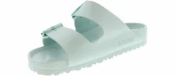 Comfort Sandals|Flat Sandals|BIRKENSTOCK Arizona Stealth Surf Women’s Footbed Sandal Green