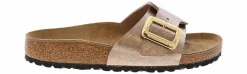 Comfort Sandals|Flat Sandals|BIRKENSTOCK Catalina Lux Graceful Women’s Footbed Sandal Brown