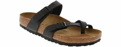Comfort Sandals|Flip Flops|BIRKENSTOCK Mayari Women’s Footbed Sandal Black