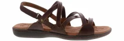 Comfort Sandals|Flat Sandals|BOC B.O.C Altheda Coffee Women’s Wide-Width Sandal Brown