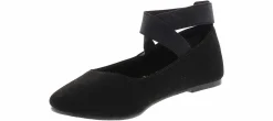 Casual|Dress Shoes|BTW Elsa Youth Girls’ (11-4) Ballet Flat Black
