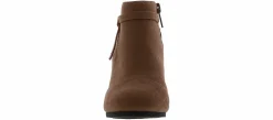 Boots|BTW Iris Tie Youth Girls’ (13-5) Wedge Bootie Brown