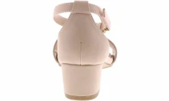 Dress Shoes|BTW London Nude Youth Girls' (11-5) Heeled Sandal Beige