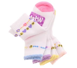 Socks|BTW 5-Pack Friendship Bracelet Toddler Girls' Anklet Socks Multicolor