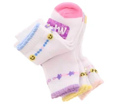 Socks|BTW 5-Pack Friendship Bracelet Toddler Girls' Anklet Socks Multicolor