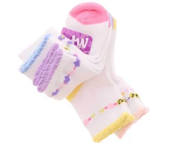 Socks|BTW 5-Pack Friendship Bracelet Toddler Girls' Anklet Socks Multicolor