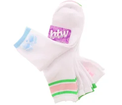 Socks|BTW 5-Pack Pickle Ball Women's Ankle Socks Multicolor