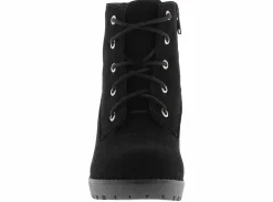 Boots|BTW Taliyah Youth Girls' (13-5) Heeled Combat Boot Black