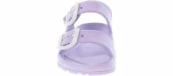 Sandals|CAPELLI Two Band Rainbow Toddler Girls’ (5-10) Footbed Sandal Purple