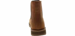 Safety Toe Boots|Slip Resistant|CARHARTT Frontier Chelsea Women's Steel Toe Work Boot Brown