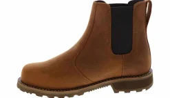 Safety Toe Boots|Slip Resistant|CARHARTT Frontier Chelsea Women's Steel Toe Work Boot Brown