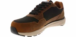 Safety Toe Athletics|Slip Resistant|CARHARTT Greenfield Men's Nano Toe Work Shoe Brown