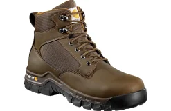 Safety Toe Boots|Slip Resistant|CARHARTT Rugged Flex 6 inch Men's Steel Toe Work Boot Brown