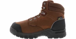 Safety Toe Boots|Slip Resistant|CARHARTT Rugged Flex 6-Inch Met Guard Men’s Wide-Width Composite Toe Work Boot Brown