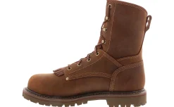 Safety Toe Boots|Slip Resistant|CAROLINA 8-inch Men's Composite Toe Work Boot Brown
