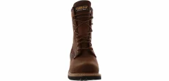 Soft Toe Boots|Slip Resistant|CAROLINA 8-inch Men’s Soft Toe Work Boot Brown