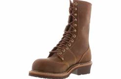 Safety Toe Boots|Slip Resistant|CAROLINA Linesman 10 Men’s Wide-Width Composite Toe Boot Brown