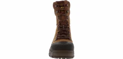 Safety Toe Boots|Slip Resistant|CATERPILLAR Accomplice X 8-inch Men’s Steel Toe Work Boot Brown