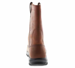 Safety Toe Boots|CATERPILLAR Drawbar Men's Steel Toe Work Boot Brown
